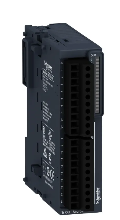 TM3DQ16T – Modicon TM3 16-Channel Transistor Output Module | 24V DC