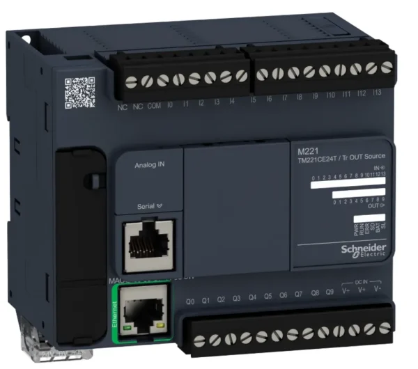 TM221CE24T - Modicon M221 Logic Controller with 24 I/O and Ethernet Port