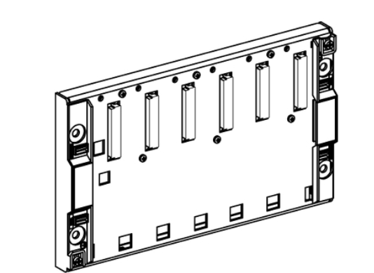 TSXRKY6 – 6-Slot Rack for Modicon Premium PLC | Schneider Electric